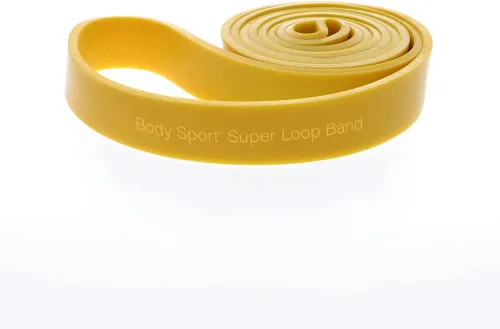 Miniatura 8 de Body Sport Super Loop Band de 41 pulgadas, látex, tabla de ejercicios incluida, bandas para entrenar - Banda de ejercicio