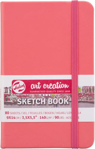 Miniatura 16 de Royal Talens T9314-111M 441769 Cuaderno de bocetos y libreta de dibujo Talens Art Creation 3.5 x 5.5 pulgadas (9 x 14 cm), Amarillo Dorado