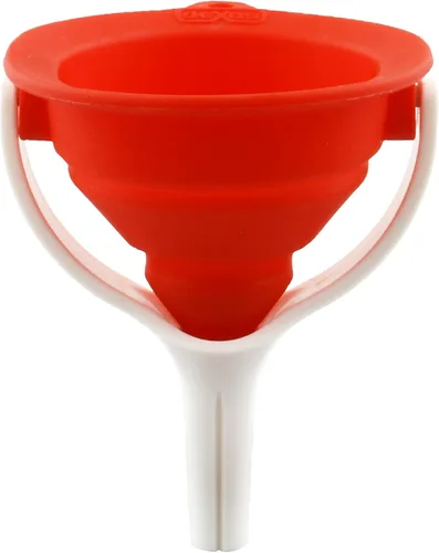 Miniatura 7 de Dexas POP - Embudo de silicona plegable pequeño, 2.5 pulgadas de diámetro, color gris