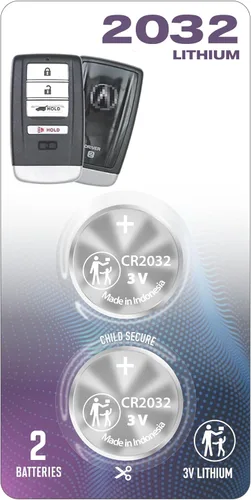 Paquete de 2 llaves remotas CR2032 2032 OEM para llave remota Acura ILX MDX RDX RLX TLX Control remoto sin llave (para FCC ID: ACJ932HK1210A,