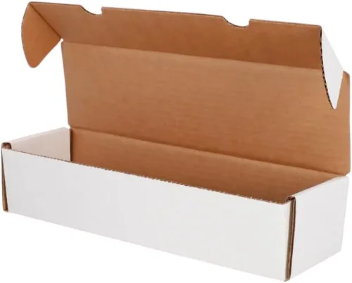 BCW Caja de almacenamiento de tarjetas de juegos de una sola fila, paquete de 5, caja de soporte de 1000 unidades, soporte de cartón de papel