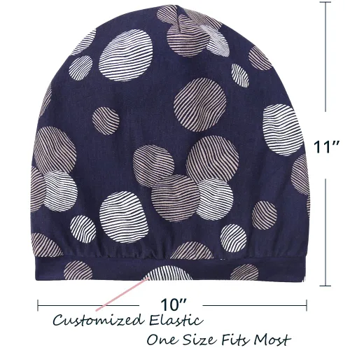 Miniatura 91 de Alnorm - Gorro con forro de satén y suave banda elástica para hombres y mujeres, talla única Se ajusta a la mayoría