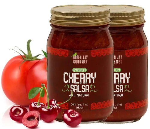 Miniatura 5 de Salsa Gourmet Green Jay Blueberry - Salsa de Frutas con Sabor a Arándano - Salsa Picante de Calor Medio - Salsa Gourmet para Sumergir sin