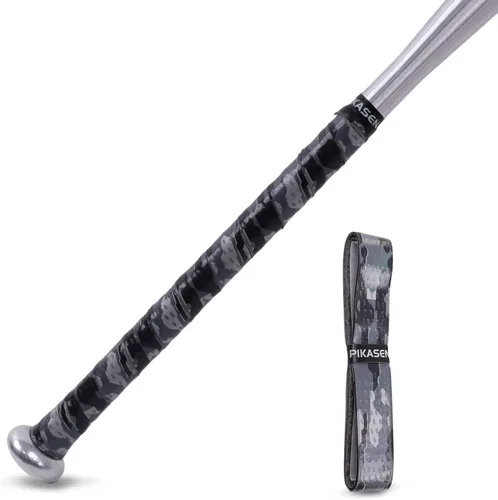Cinta de agarre de bate para béisbol (1 agarre/2 agarres) 0.043 in precortada y cinta de murciélago Pro Feel varios colores para elegir para cintas