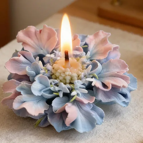 Miniatura 12 de Molde de resina rosa - Moldes de flores y bolas 3D para fundición de resina y fabricación de velas ZL-397