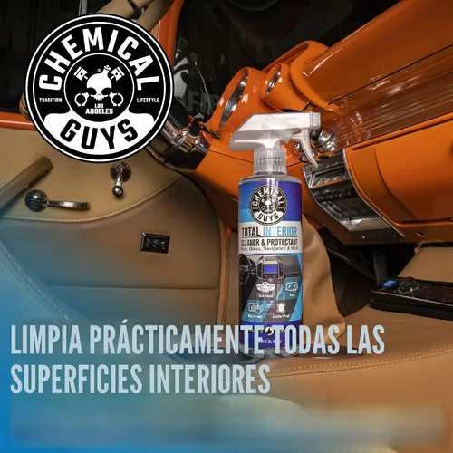 Miniatura 2 de Chemical Guys Limpiador y protector total de interiores – Chemical Guys Limpiador de interiores, limpia y protege cuero, vinilo, plástico, goma