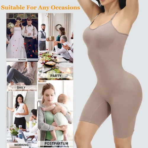 Miniatura 6 de FUT Faja moldeadora de cuerpo completo para mujer, con control de abdomen, moldeador de cuerpo, levantador de glúteos, muslos más delgado