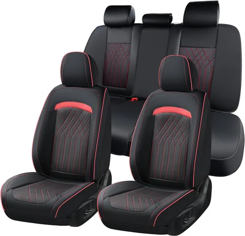 Miniatura 42 de FLORICH Fundas de asiento delantero de automóvil, fundas de asiento de cuero para automóviles, protector de asiento de automóvil, impermeable