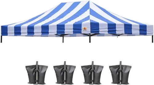 Miniatura 39 de ABCCANOPY Toldo Superior de Repuesto para Carpa Emergente 8x8, Azul Real