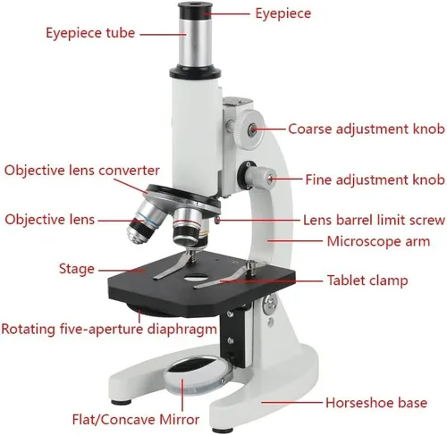 Miniatura 3 de Microscope Accessories Kit 40X 100X 160X 640X Monocular Biological Microscopio Microscope Slides (Color : HDMI USB)