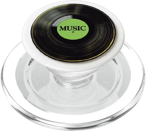 Miniatura 7 de Green Vinyl Record Player Vinyl Collector Retro Music Lover PopSockets Adhesive PopGrip