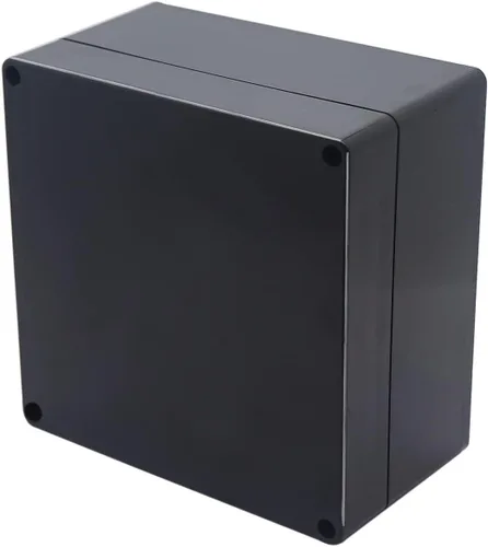 Miniatura 10 de Caja de proyecto IP65 Caja de conexiones impermeable ABS cajas eléctricas negras para bricolaje, Estuche electrónico para proyectos de energía, Caja