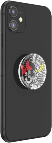 Miniatura 3 de PopSockets Agarre adhesivo para teléfono, soporte, soporte para teléfono, Disney, translúcido Minnie y Daisy 4Ever Minnie & Daisy