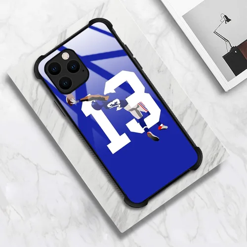 Miniatura 6 de CARLOCA Funda compatible con iPhone 12 Pro, 13 fundas Odell Catch Football para iPhone 12 para niñas y niños, diseño gráfico, a prueba de golpes
