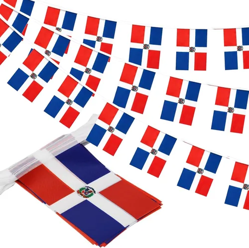 Miniatura 34 de Banderas de cuerda de 100 países, banderines internacionales, banderas del mundo para bares olímpicos, clubes deportivos, decoraciones escolares