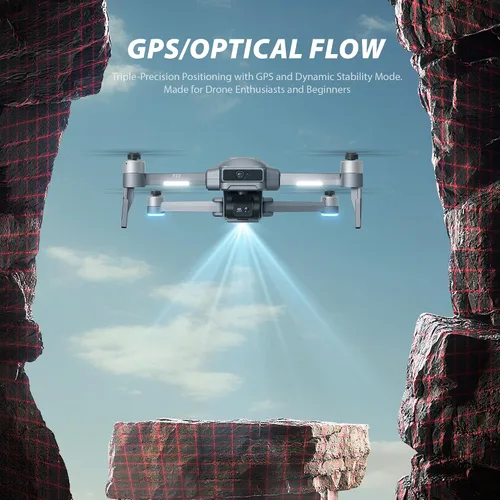 Miniatura 9 de Contixo Drone para adultos, video 4K/30FPS, cardán de 2 ejes y EIS, evitación de obstáculos, control remoto de pantalla táctil de 5.5 pulgadas