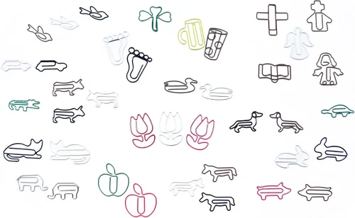 Miniatura 8 de Butler in the Home Elige tu letra favorita del alfabeto de la A a la Z o números del 0 al 9, 100 clips de papel de color negro para iniciales