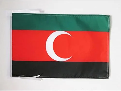 Miniatura 1171 de Bandera de México AZ FLAG, 45.7 x 30.5 cm, con cordones - Pequeñas banderas mexicanas de 30 x 45 cm - Bandera de 45.7 x 30.5 cm
