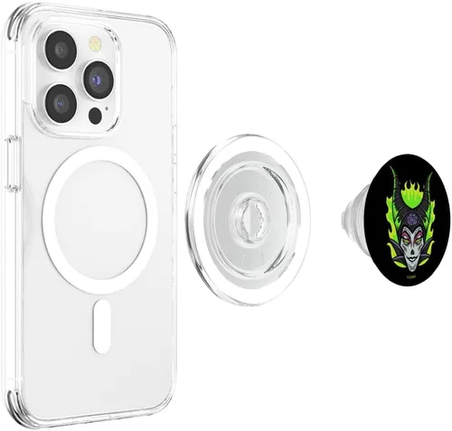 Miniatura 4 de Disney Villains Maléfica Cráneo de Azúcar Estilo Retrato PopSockets MagSafe PopGrip para iPhone