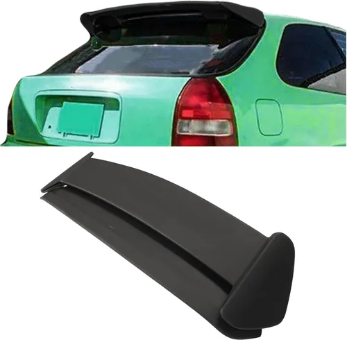 KUAFU Alerón para el techo Compatible con modelos Honda Civic 3 puertas Hatchback 1996-2000 tipo Type-R estilo alerón trasero para camioneta Primer