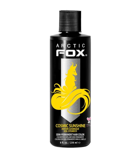Miniatura 68 de ARCTIC FOX - Tinte de color semipermanente para cabello vegano y libre de crueldad, color amarillo intenso (4 onzas líquidas, Cosmic Sunshine)