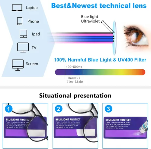 Miniatura 5 de MMOWW Paquete de 4 gafas de lectura estilo aviador sobredimensionadas para mujeres y hombres, estilo piloto retro de doble puente, con bloqueo