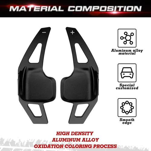 Miniatura 6 de x xotic tech Extensiones Negras de Paletas de Cambio Cubierta de Moldura Interior Compatible con BMW Serie 2 3 4 X1 X2 X3 X4 X5 X6 F30 F31 F15 F16