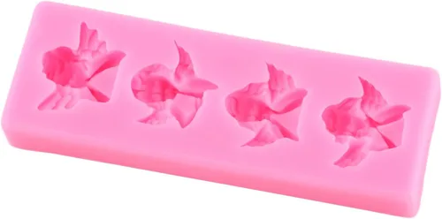 Miniatura 6 de Moldes de silicona para decoración de pasteles de querubín de ángel para decoración de pasteles, decoración de cupcakes, azúcar, manualidades
