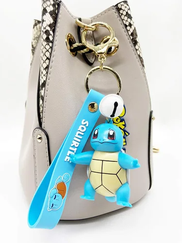 Miniatura 4 de YJacuing Llavero de figura linda de anime Squirtle quirtle
