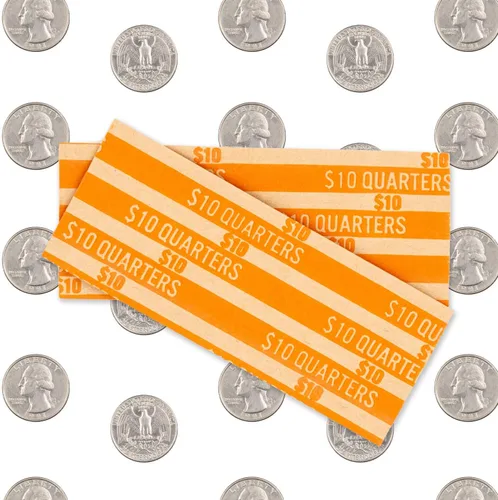 Miniatura 4 de Conjunto de Envoltorios Planos a Rayas para Monedas 100