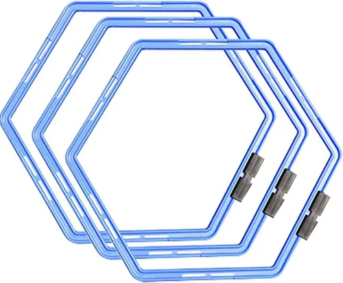 Anillo hexagonal de agilidad, anillo de círculo de entrenamiento de velocidad, escalera de agilidad, anillo de entrenamiento físico, entrenamiento