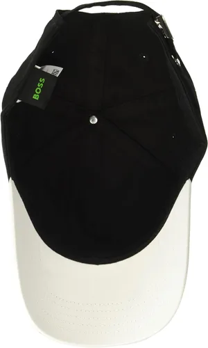 Miniatura 3 de BOSS Sombrero de sarga de algodón con logotipo curvado para hombre