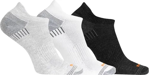 Miniatura 20 de Merrell Paquete de 3 calcetines de senderismo para mujer (pestaña de corte bajo/cuarto/tripulación)