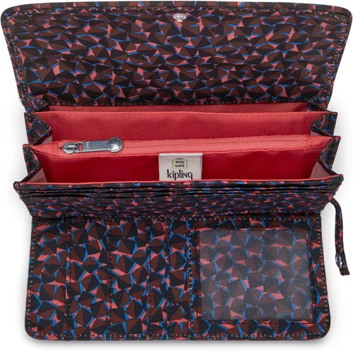 Miniatura 3 de Kipling Money Land para mujer, tecnología RFID anti-hacker, billetera de nailon a presión