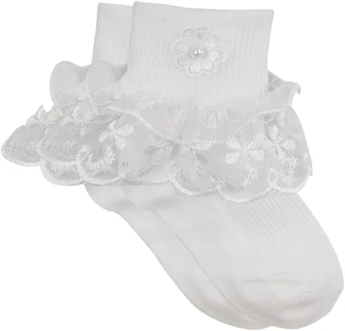 Miniatura 3 de Wrapables Lil Miss Daisy - Calcetines de doble capa con volantes (2 unidades)