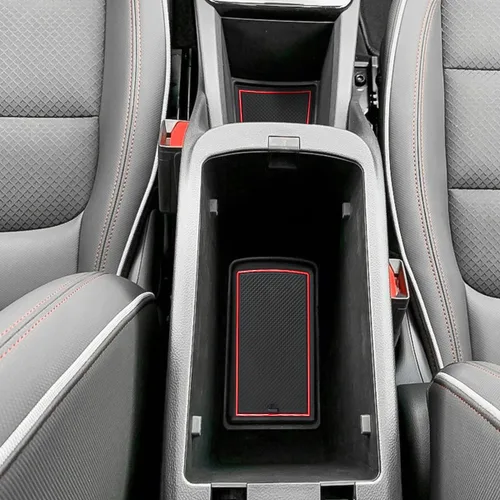 Miniatura 6 de Auovo - Alfombrillas antipolvo compatibles con Chevy Trailblazer 2021, 2022, 2023, 2024, 2025 Trailblazer (LS/LT/Activ/RS) - Forros para portavasos