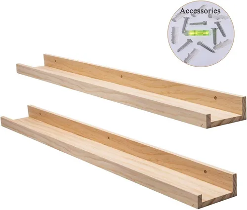 Miniatura 3 de Azsky - Estantería flotante para pared, estante de pared, estante para galería, guardería, estantería de 12 pulgadas, juego de 1