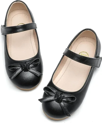 kkdom Zapatos de vestir para niña, zapatos planos de ballet Mary Jane, zapatos escolares para niños pequeñosniños grandes