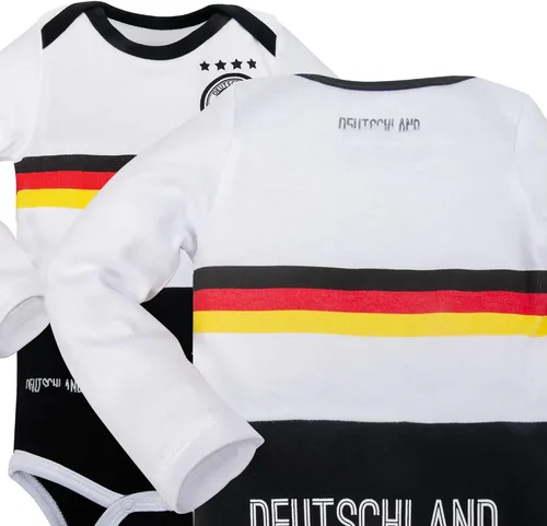 Miniatura 15 de Cnins Body deportivo para bebé, de manga larga, con temática de fútbol, unisex, para bebés de 0 a 18 meses