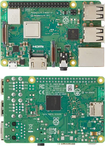Miniatura 2 de Kit de inicio completo 9 en 1 Raspberry Pi 3 modelo B+(B Plus) módulo, dos casos, cable HDMI, tarjeta SD 32G, kit de disipador térmico y ventilador