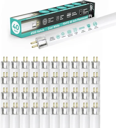 Miniatura 8 de GoodBulb F54T5/830/ECO 54W 46 pulgadas T5 Bombilla fluorescente T5, base bi-pin media blanca cálida de 3000 K, 4950 lúmenes 85 CRI 36000 horas