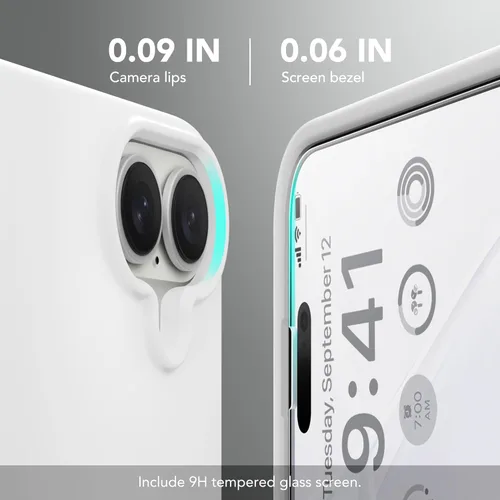 Miniatura 378 de GONEZ Funda de silicona para iPhone 15 Pro Max, compatible con Magsafe, protector de cámara + protector de pantalla, forro de microfibra suave