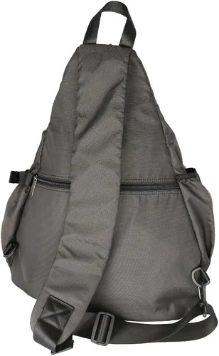 Miniatura 6 de bolso bandolera grande, mochila para portátil, bolso de mensajero cruzado, mochila de viaje para el hombro (A-Negro)
