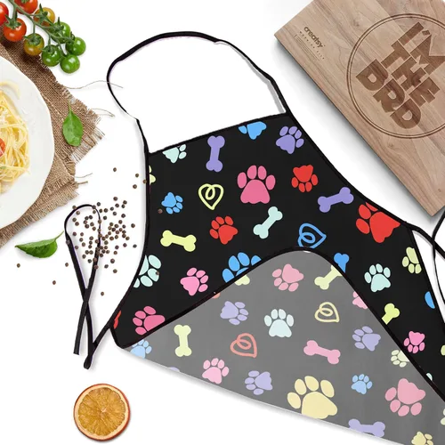 Miniatura 5 de Delantal divertido para hombres y mujeres, para hornear, jardinería, costura, barbacoa, impermeable, bonitos regalos