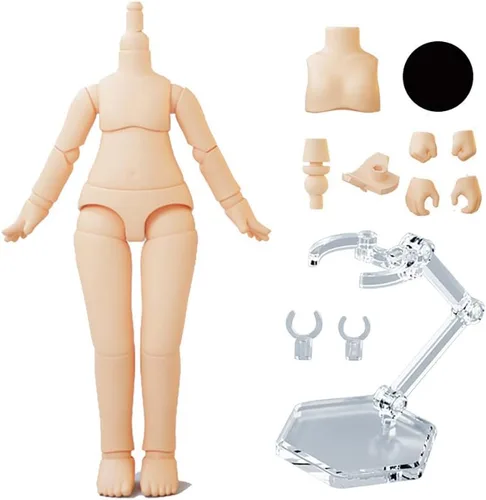 Miniatura 12 de Cuerpo de Muñeca BJD a Escala 1/12 9.6cm/11cm YMY2 Cuerpo de Figuras de Acción de Reemplazo Accesorios para Muñecas (Blanco Normal, 9.6cm)