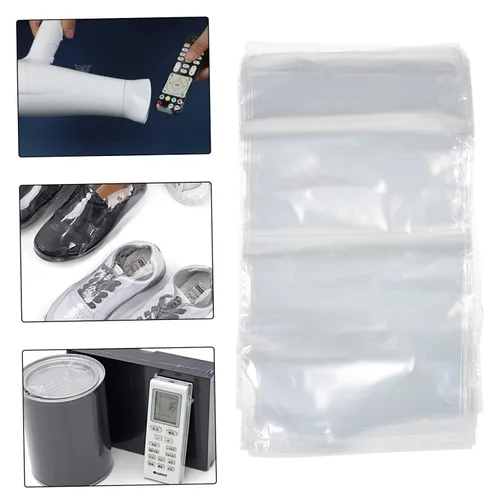 Miniatura 7 de SOLUSTRE 200 bolsas termorretráctiles transparentes selladoras para jabones, velas, tarros y proyectos, alta resistencia al desgarro y fáciles