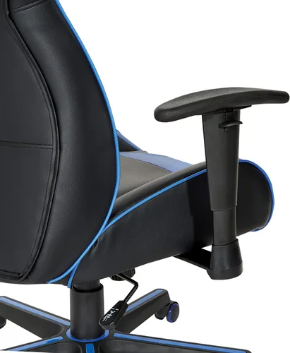 Miniatura 15 de OSP Home Furnishings Vapor - Silla ergonómica ajustable de piel sintética con respaldo alto y asiento de resorte helicoidal y flujo de aire