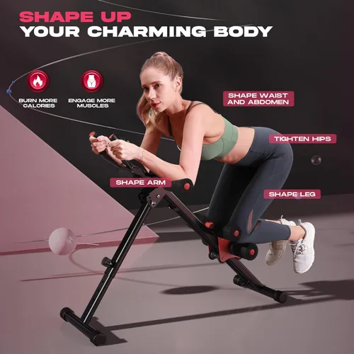Miniatura 3 de FLYBIRD Equipo de entrenamiento abdominal, máquina de abdominales ajustable, entrenamiento de cuerpo completo para gimnasio en casa