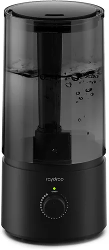 Miniatura 8 de raydrop - Humidificadores de vapor frío para bebés en el hogar, humidificador ultrasónico silencioso y pequeño de 1,70 l para mesita de noche