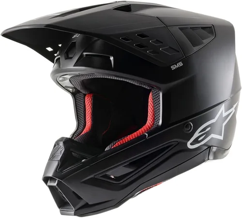 Casco Alpinestars SM5 Sólido, Protección Ligera para Pilotos de MX